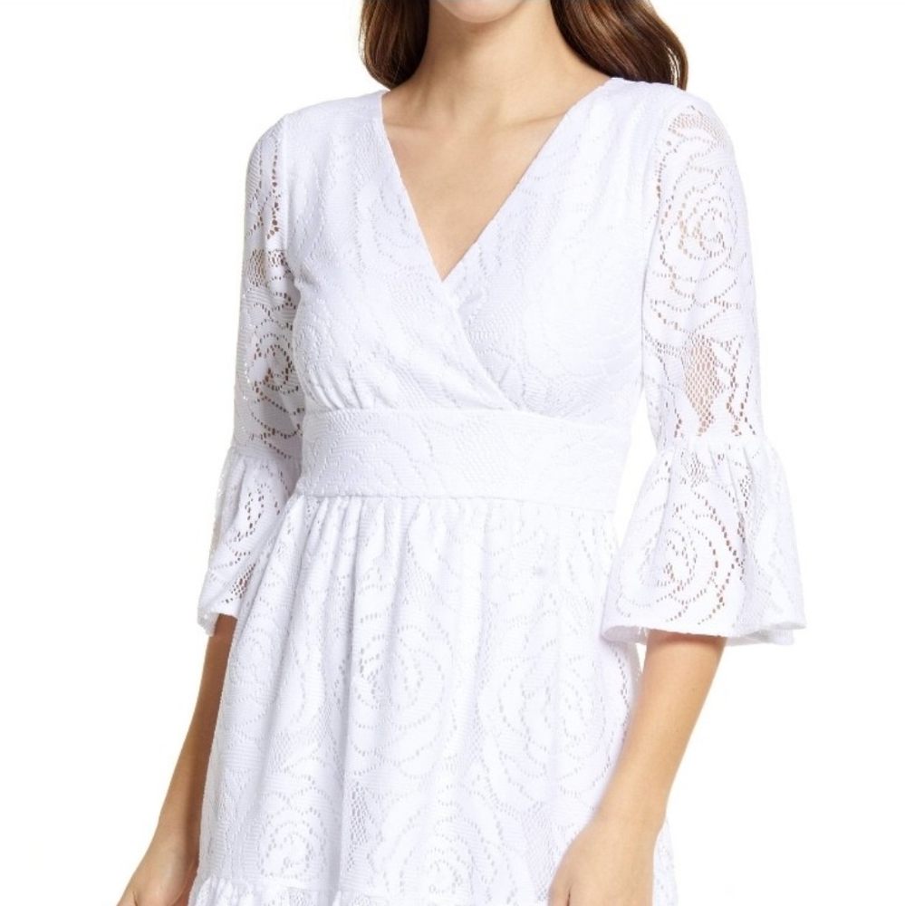 NWT Lilly Pulitzer Cecelia White Dress Size 16